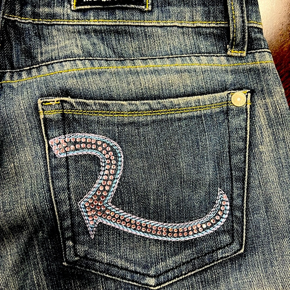 Rock and Republic Women's Pink and Blue Jeans